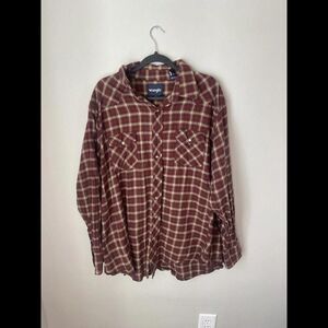 Wrangler Western Shirt Pearl Snap 3xt